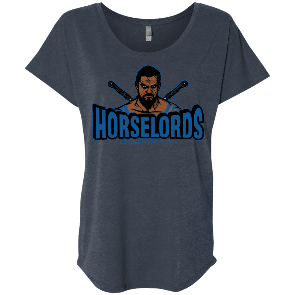 T-Shirts Vintage Navy / X-Small Horse Lords Triblend Dolman Sleeve