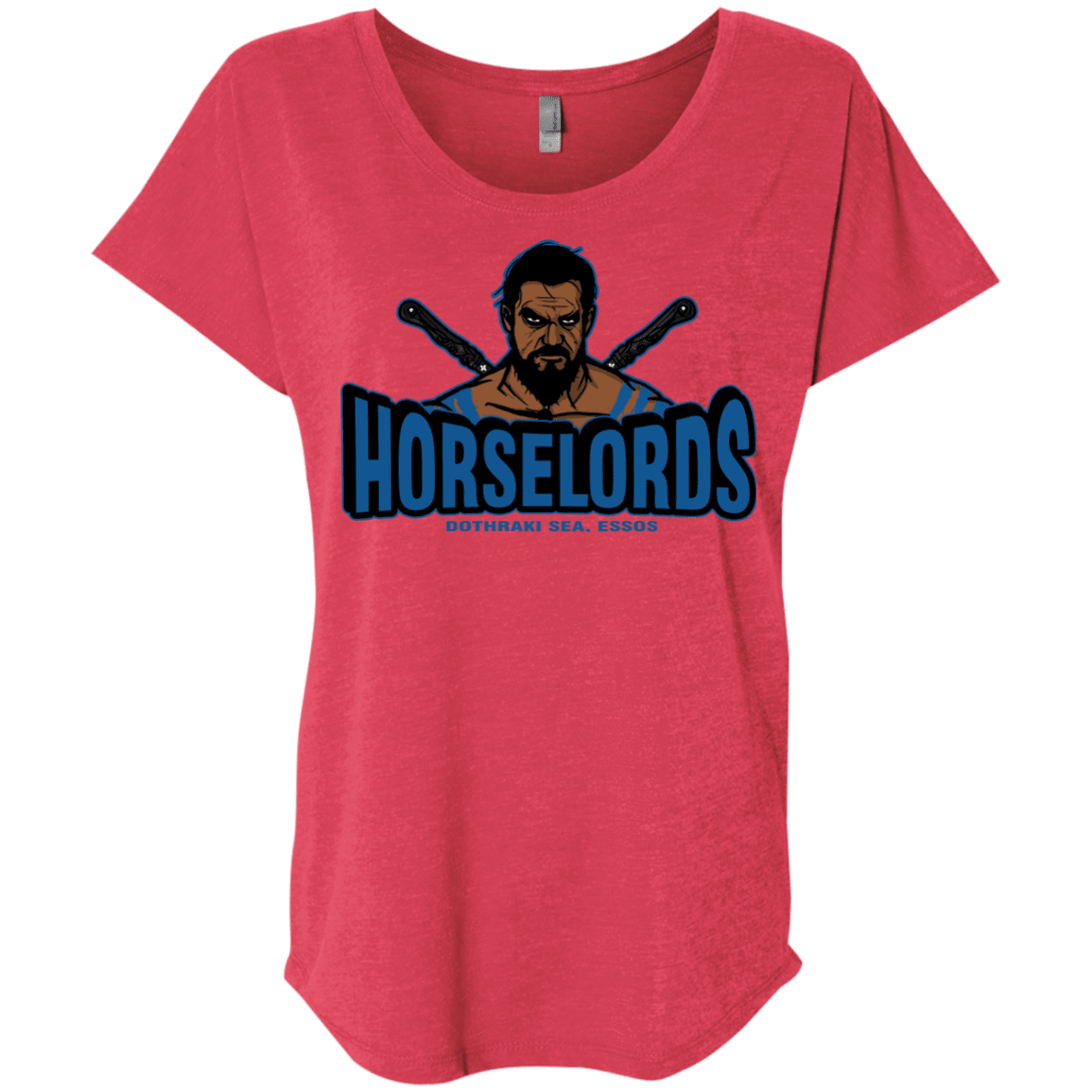 T-Shirts Vintage Red / X-Small Horse Lords Triblend Dolman Sleeve