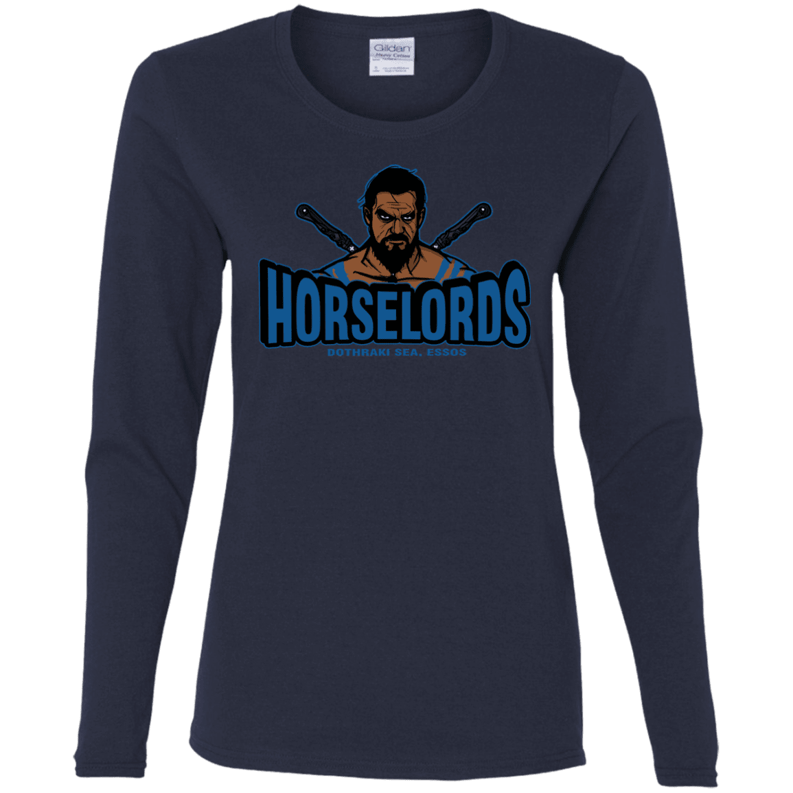 T-Shirts Navy / S Horse Lords Women's Long Sleeve T-Shirt