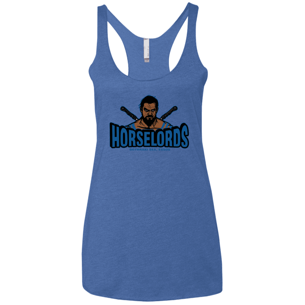 T-Shirts Vintage Royal / X-Small Horse Lords Women's Triblend Racerback Tank
