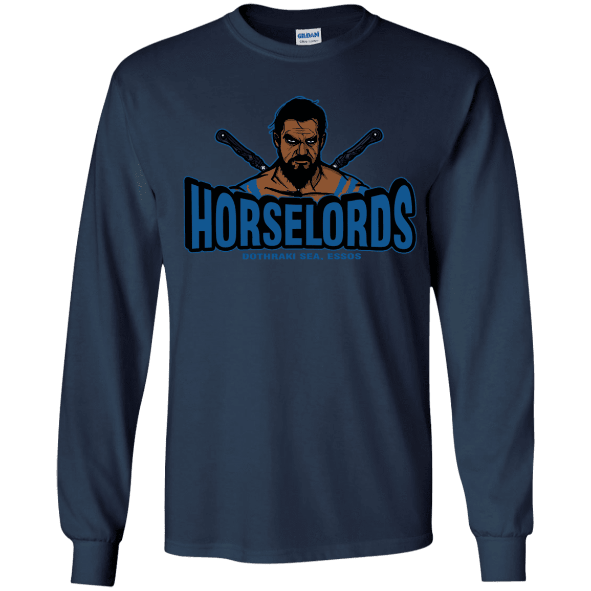 T-Shirts Navy / YS Horse Lords Youth Long Sleeve T-Shirt