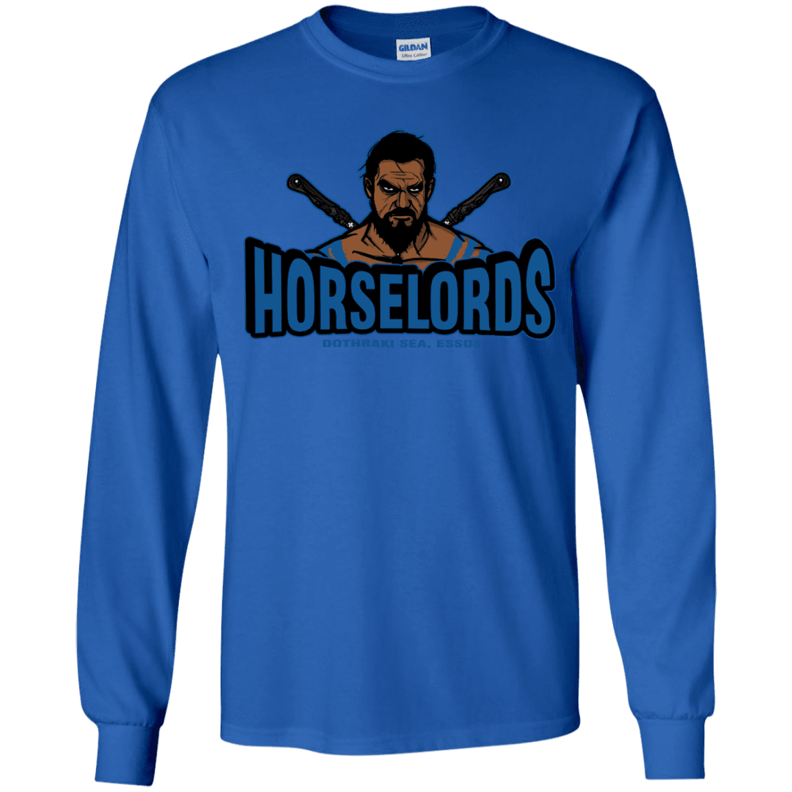 T-Shirts Royal / YS Horse Lords Youth Long Sleeve T-Shirt