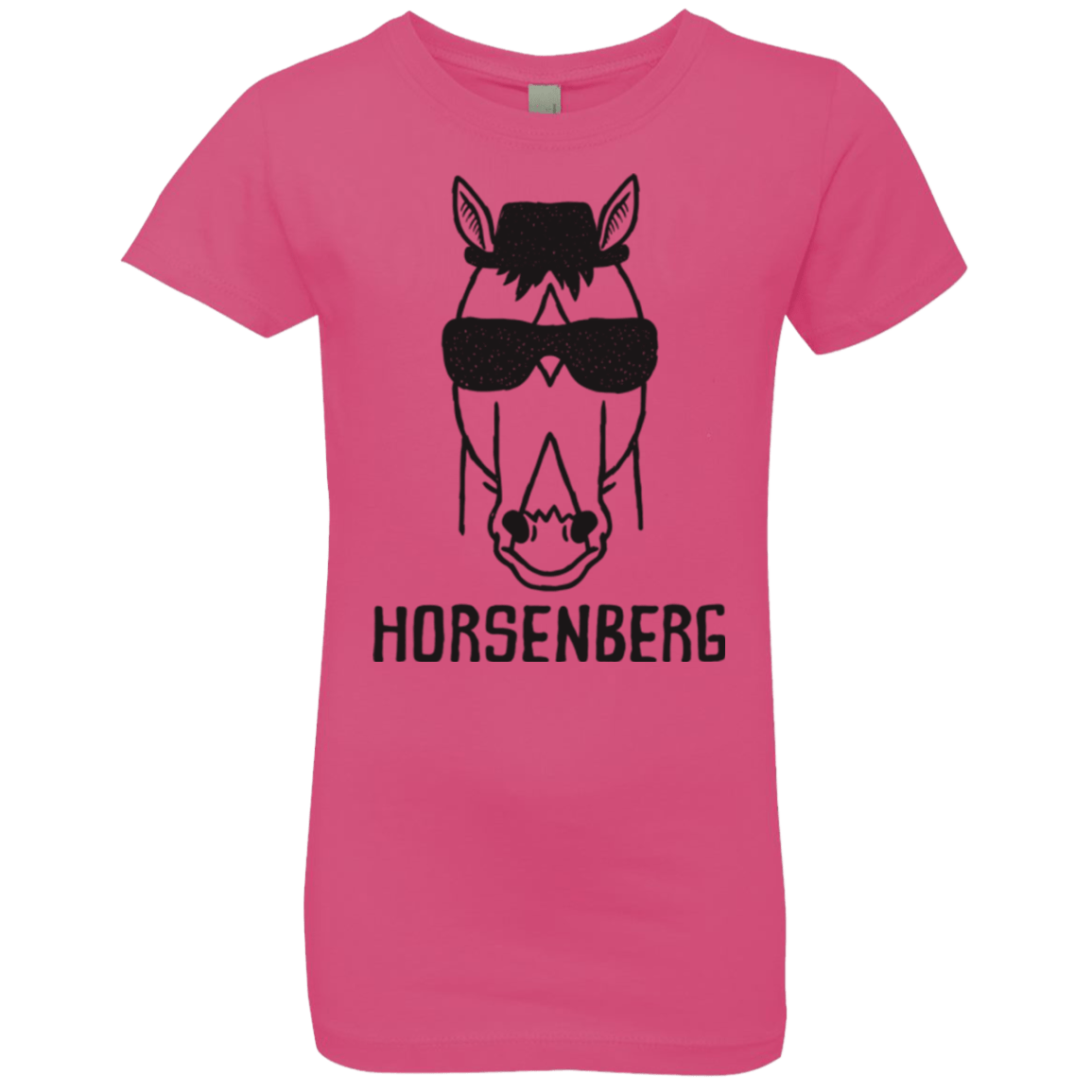 T-Shirts Hot Pink / YXS Horsenberg Girls Premium T-Shirt