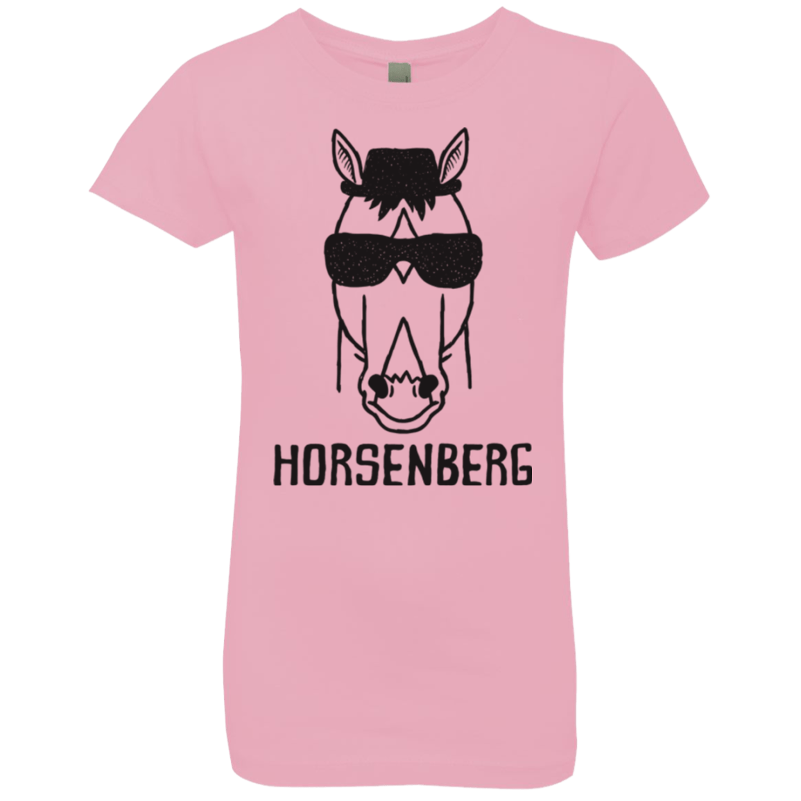 T-Shirts Light Pink / YXS Horsenberg Girls Premium T-Shirt