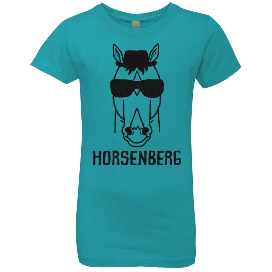 T-Shirts Tahiti Blue / YXS Horsenberg Girls Premium T-Shirt