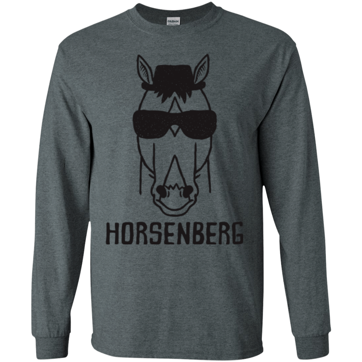 T-Shirts Dark Heather / S Horsenberg Men's Long Sleeve T-Shirt