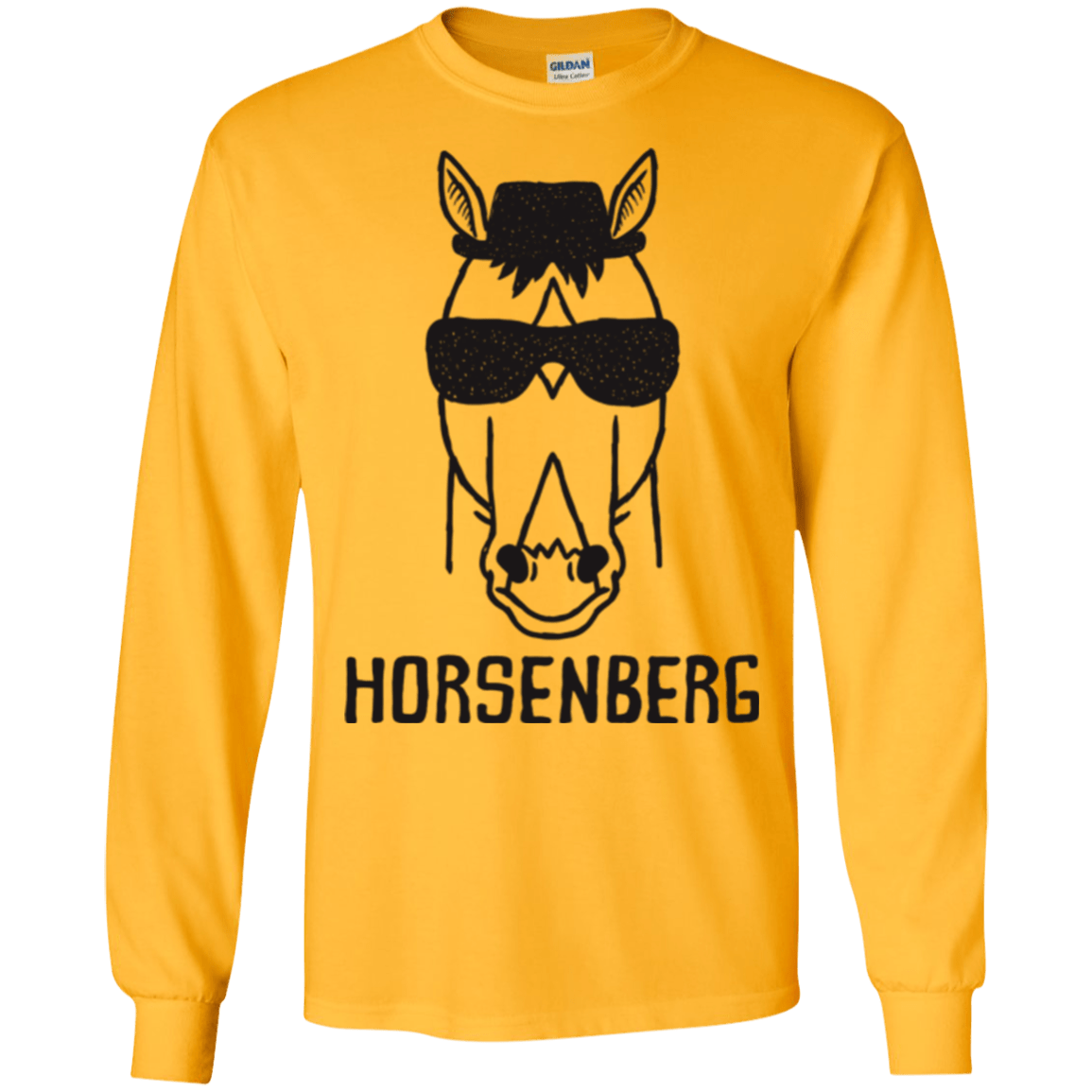 T-Shirts Gold / S Horsenberg Men's Long Sleeve T-Shirt