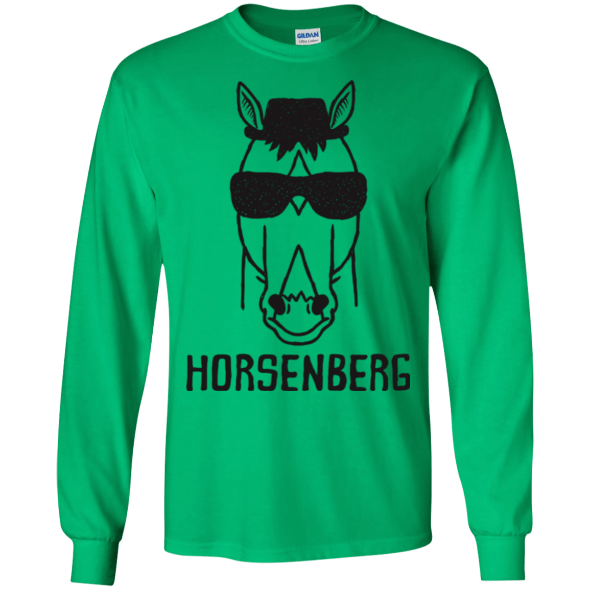 T-Shirts Irish Green / S Horsenberg Men's Long Sleeve T-Shirt
