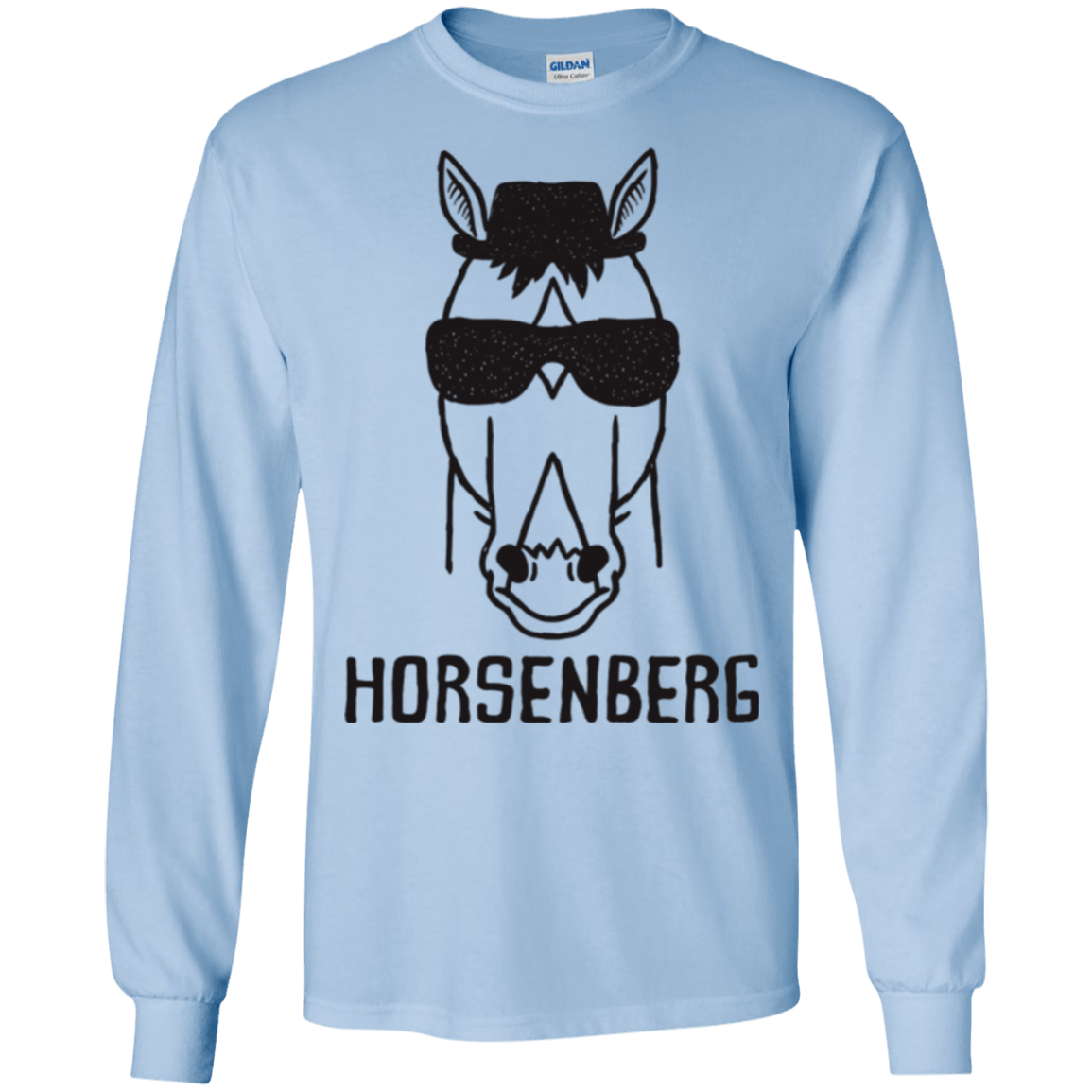 T-Shirts Light Blue / S Horsenberg Men's Long Sleeve T-Shirt