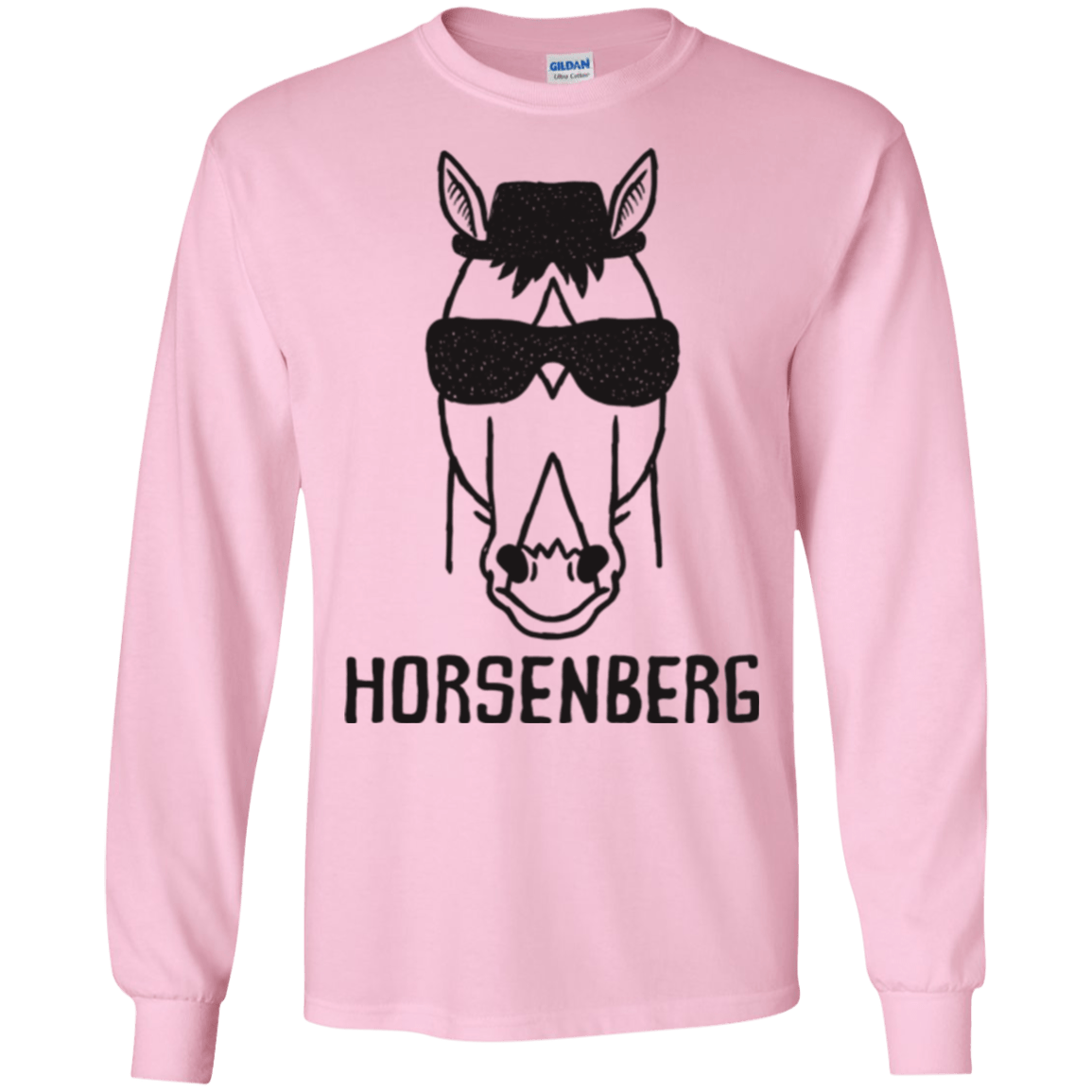 T-Shirts Light Pink / S Horsenberg Men's Long Sleeve T-Shirt