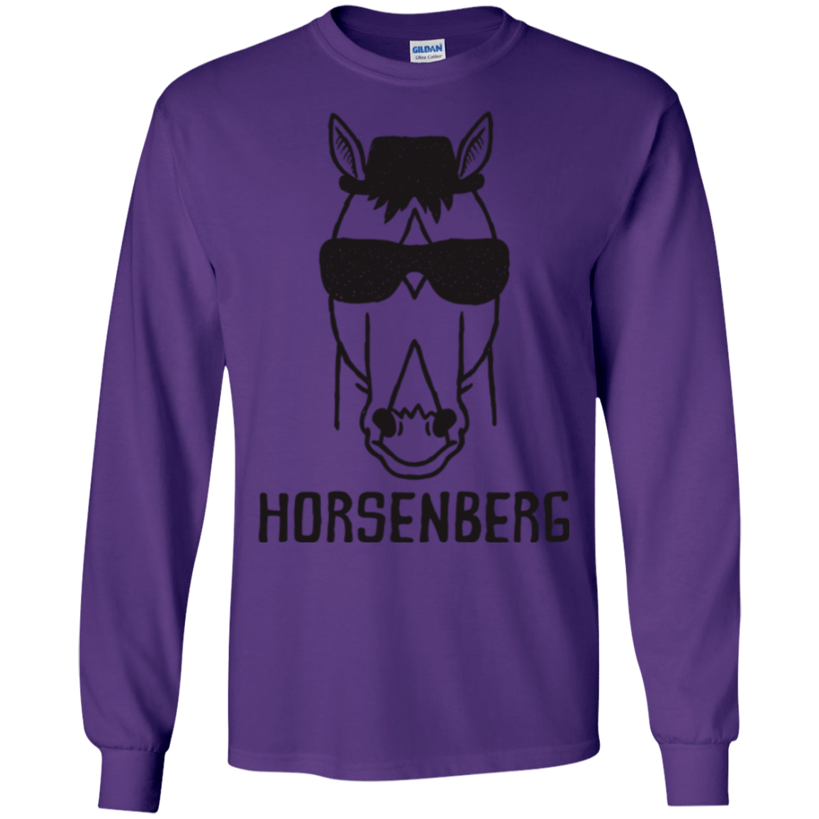 T-Shirts Purple / S Horsenberg Men's Long Sleeve T-Shirt