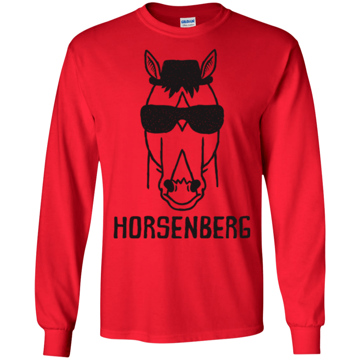 T-Shirts Red / S Horsenberg Men's Long Sleeve T-Shirt