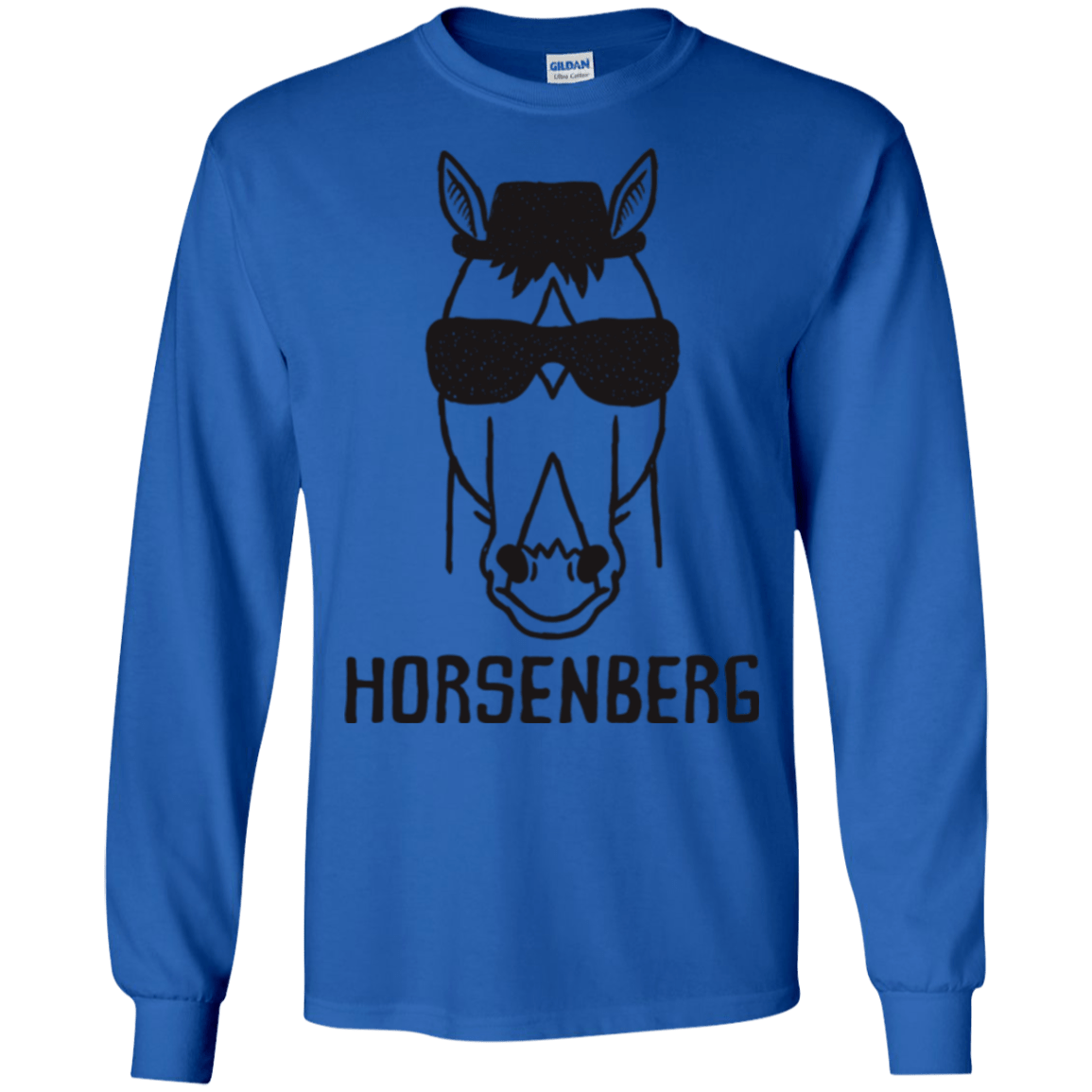 T-Shirts Royal / S Horsenberg Men's Long Sleeve T-Shirt