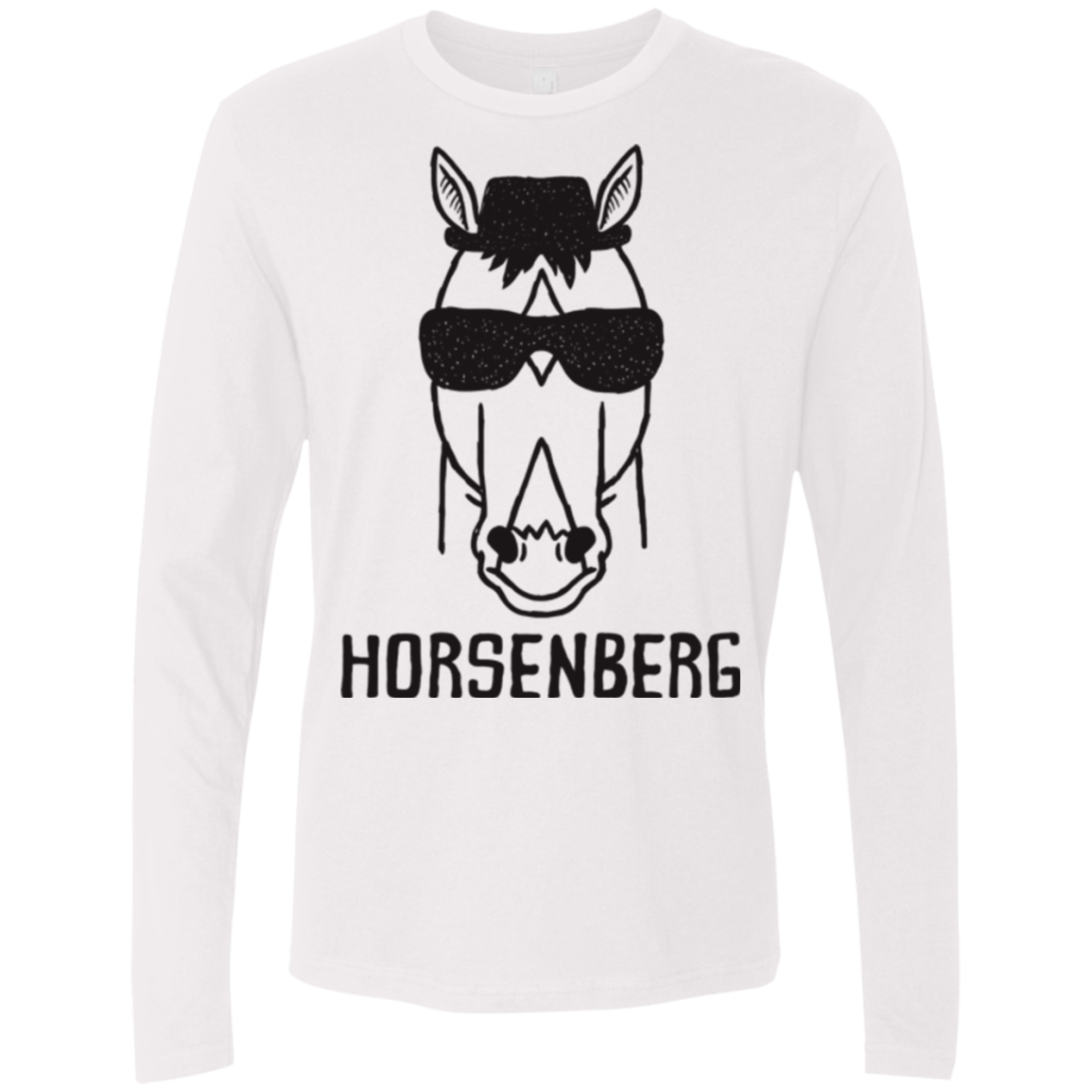 T-Shirts White / S Horsenberg Men's Premium Long Sleeve