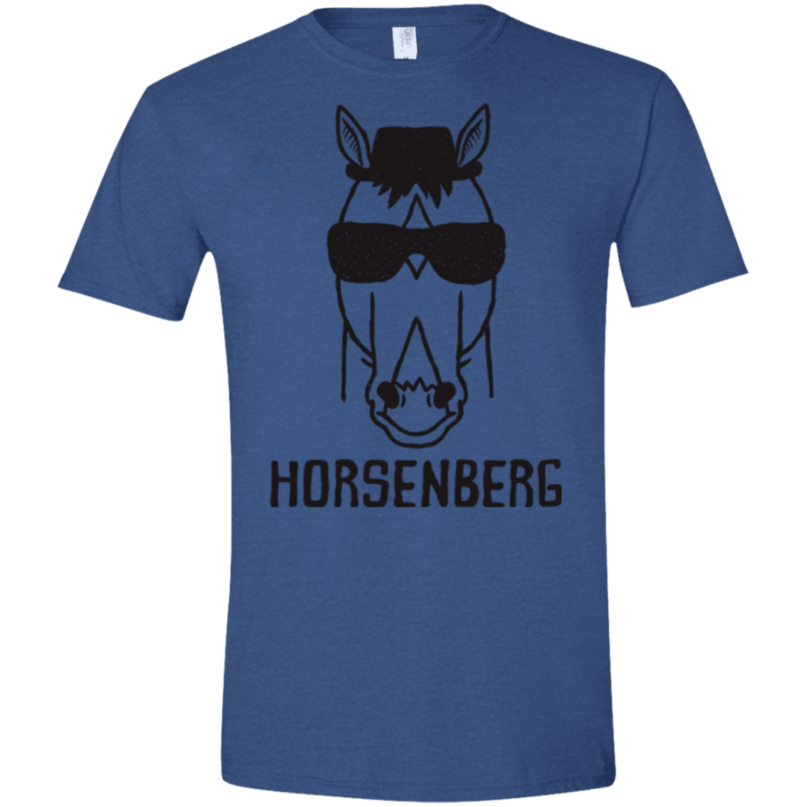 T-Shirts Heather Royal / X-Small Horsenberg Men's Semi-Fitted Softstyle