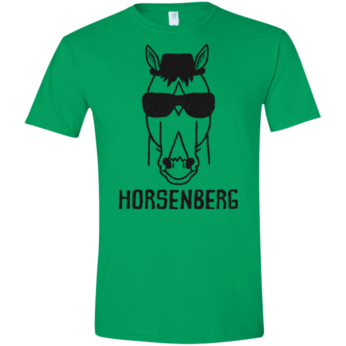 T-Shirts Irish Green / S Horsenberg Men's Semi-Fitted Softstyle