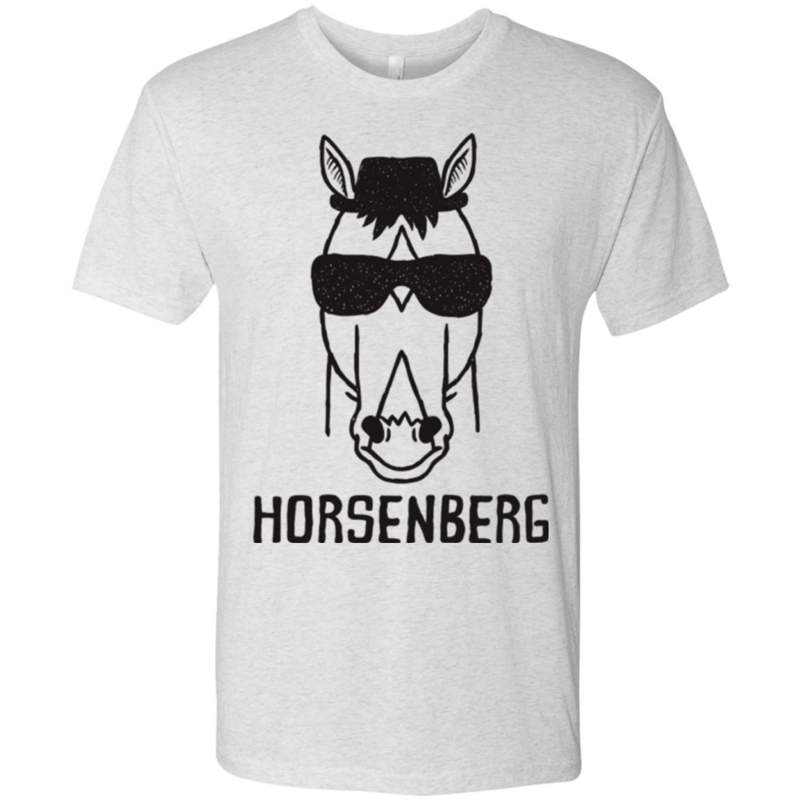 T-Shirts Heather White / S Horsenberg Men's Triblend T-Shirt
