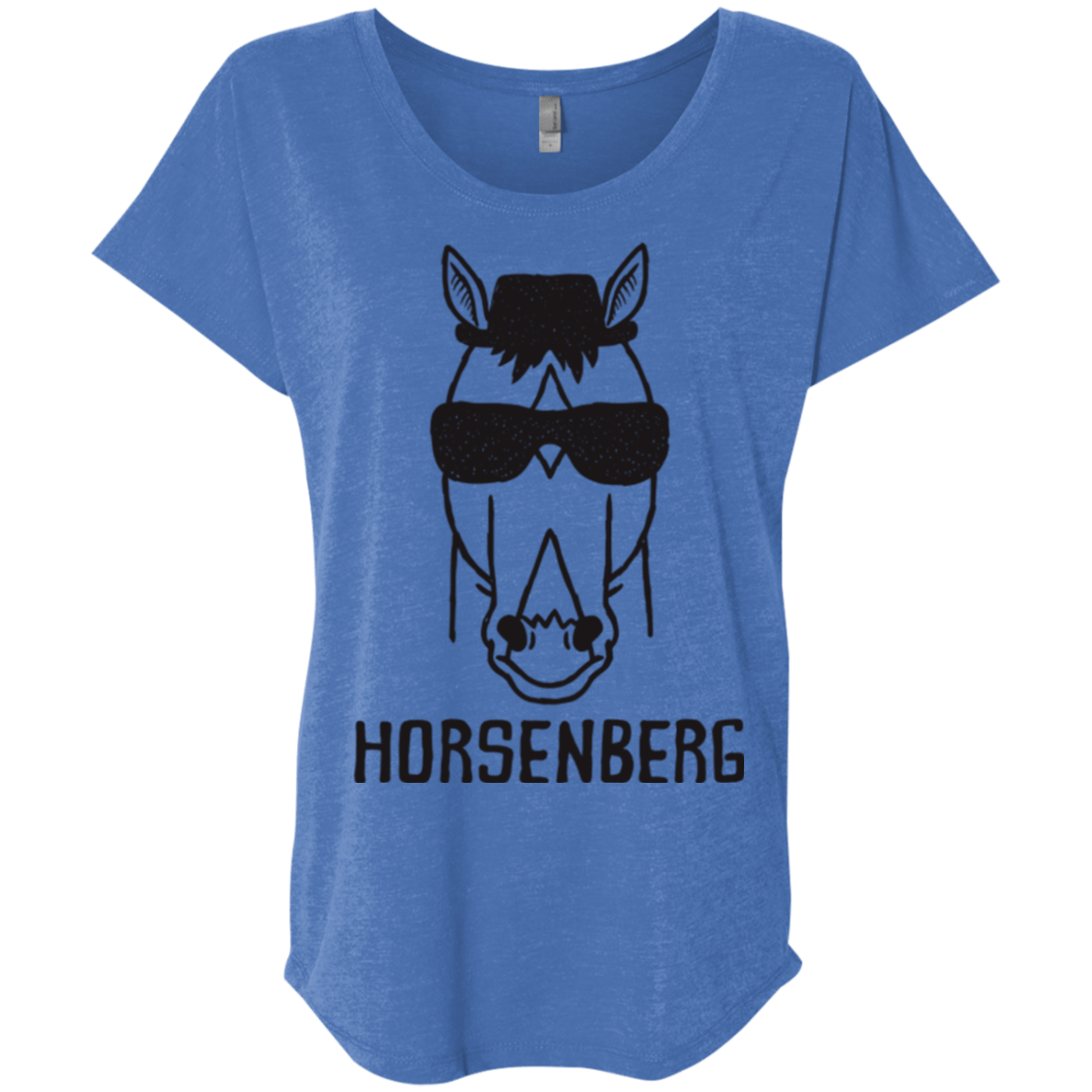 T-Shirts Vintage Royal / X-Small Horsenberg Triblend Dolman Sleeve