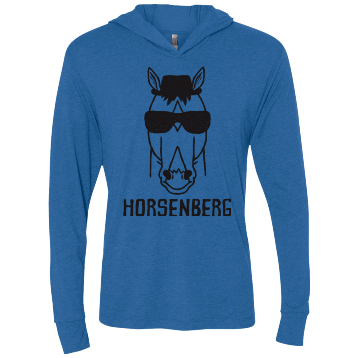 T-Shirts Vintage Royal / X-Small Horsenberg Triblend Long Sleeve Hoodie Tee