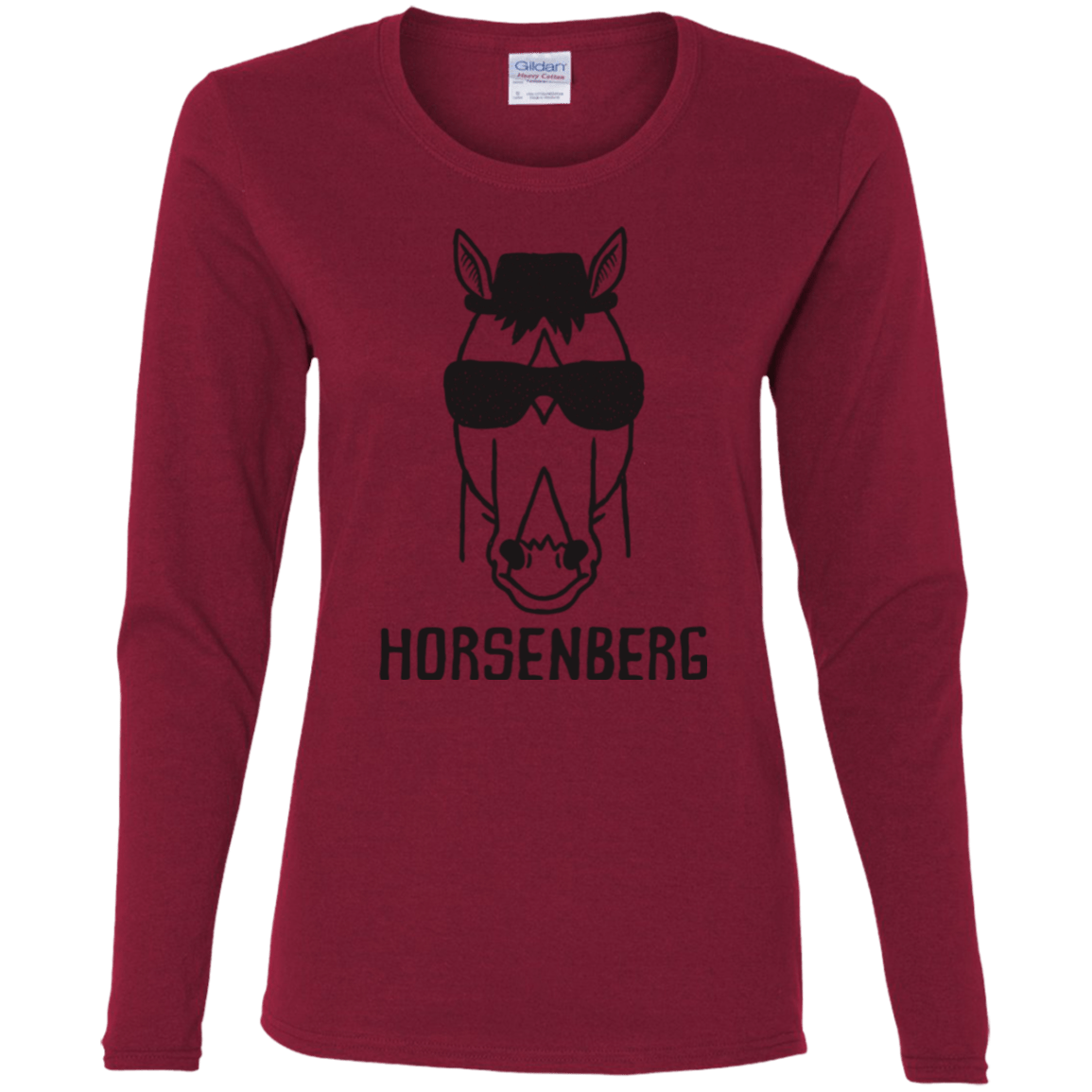 T-Shirts Cardinal / S Horsenberg Women's Long Sleeve T-Shirt