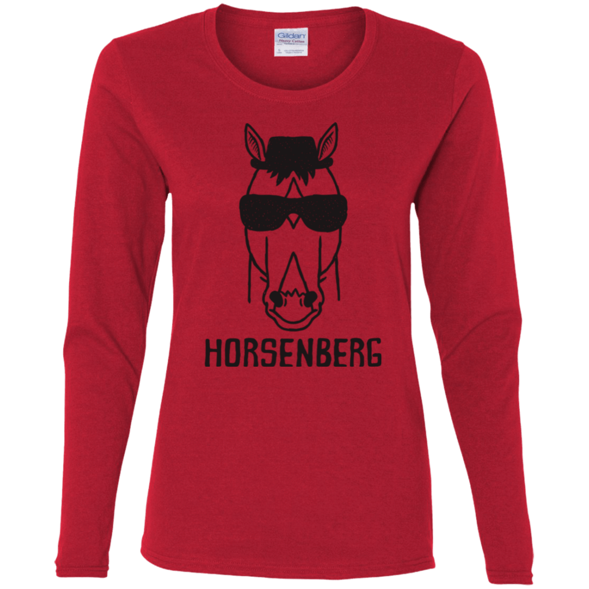 T-Shirts Red / S Horsenberg Women's Long Sleeve T-Shirt