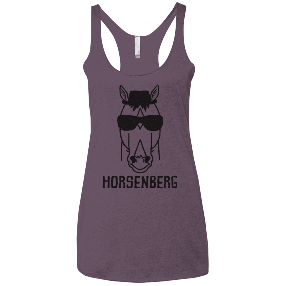 T-Shirts Vintage Purple / X-Small Horsenberg Women's Triblend Racerback Tank