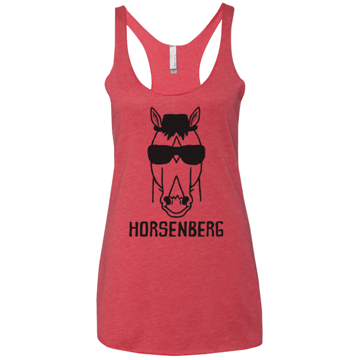 T-Shirts Vintage Red / X-Small Horsenberg Women's Triblend Racerback Tank