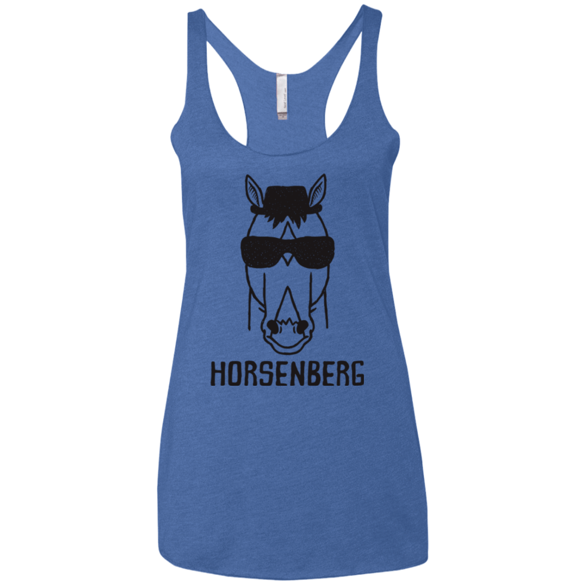 T-Shirts Vintage Royal / X-Small Horsenberg Women's Triblend Racerback Tank