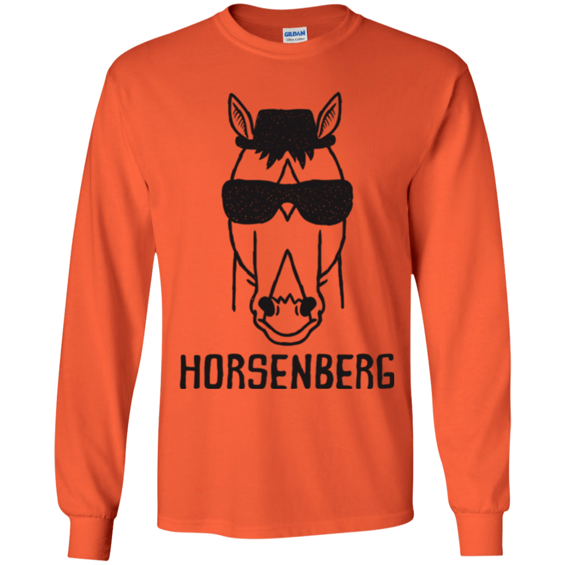 T-Shirts Orange / YS Horsenberg Youth Long Sleeve T-Shirt