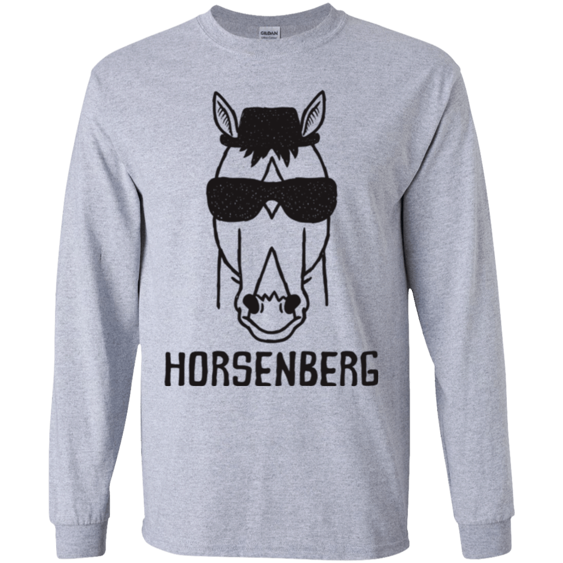 T-Shirts Sport Grey / YS Horsenberg Youth Long Sleeve T-Shirt