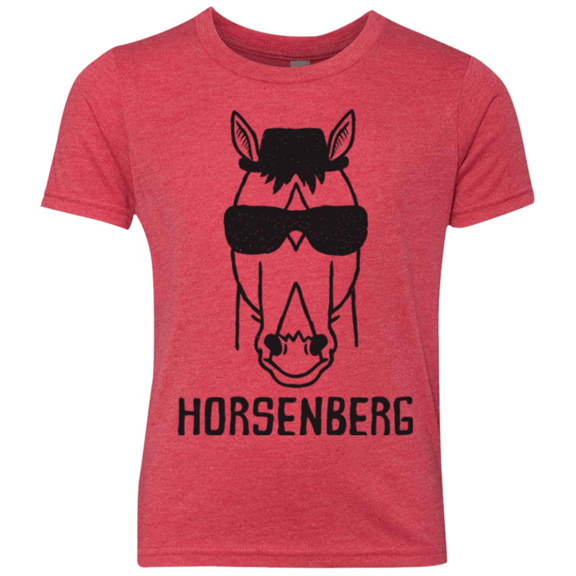 T-Shirts Vintage Red / YXS Horsenberg Youth Triblend T-Shirt
