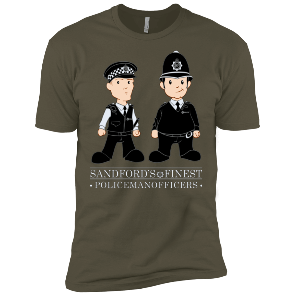 T-Shirts Military Green / X-Small Hot Fuzz Men's Premium T-Shirt