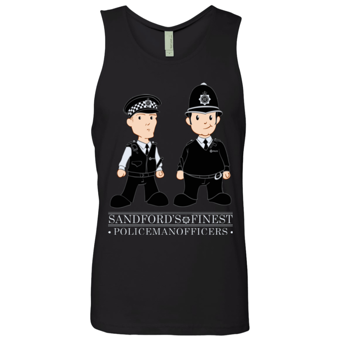 T-Shirts Black / Small Hot Fuzz Men's Premium Tank Top