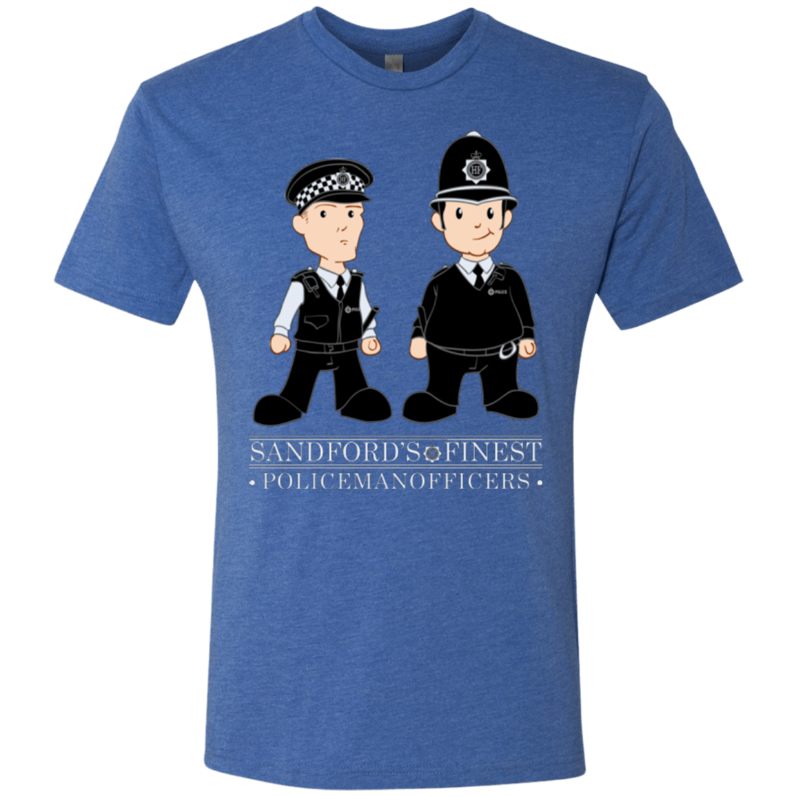 T-Shirts Vintage Royal / Small Hot Fuzz Men's Triblend T-Shirt