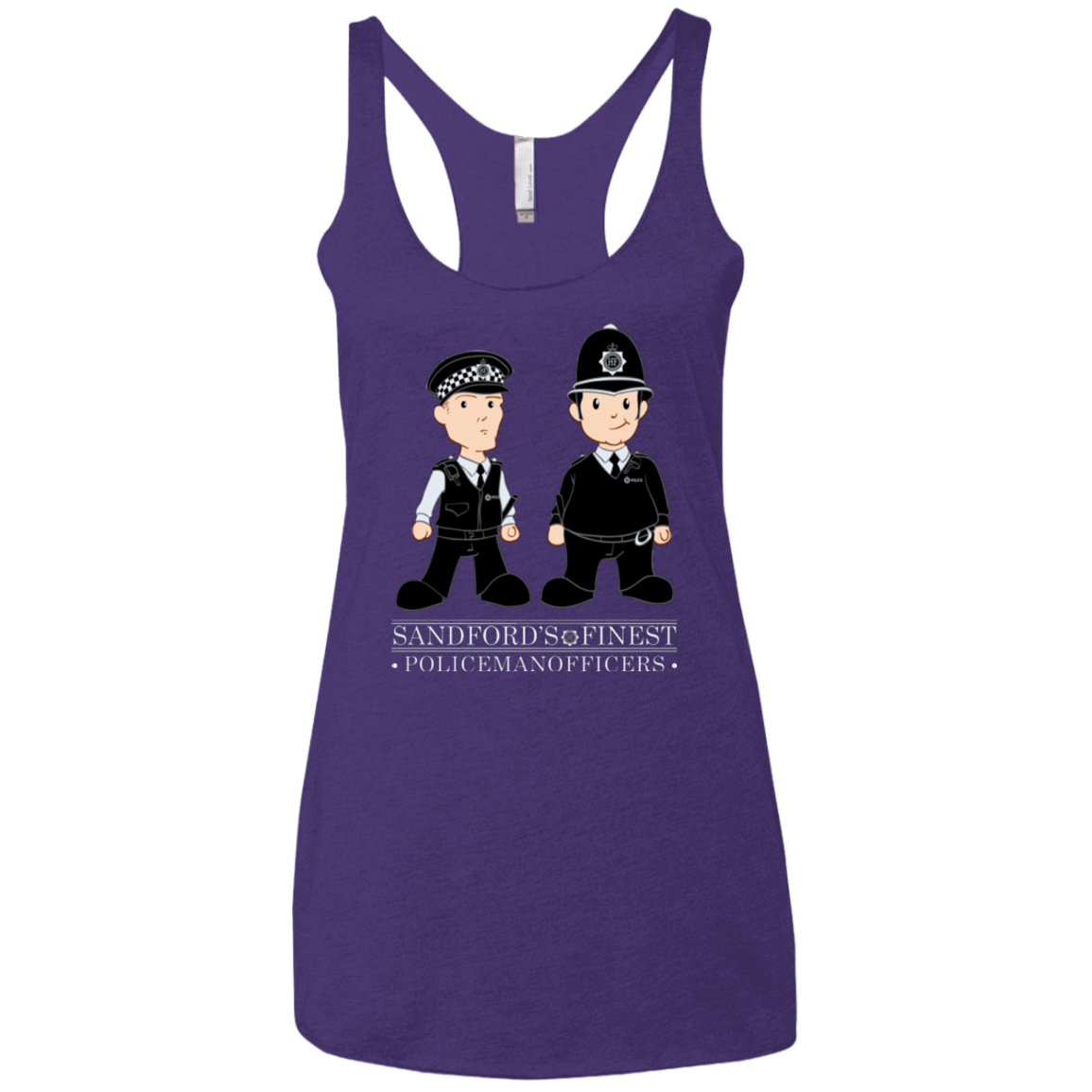 T-Shirts Purple / X-Small Hot Fuzz Women's Triblend Racerback Tank