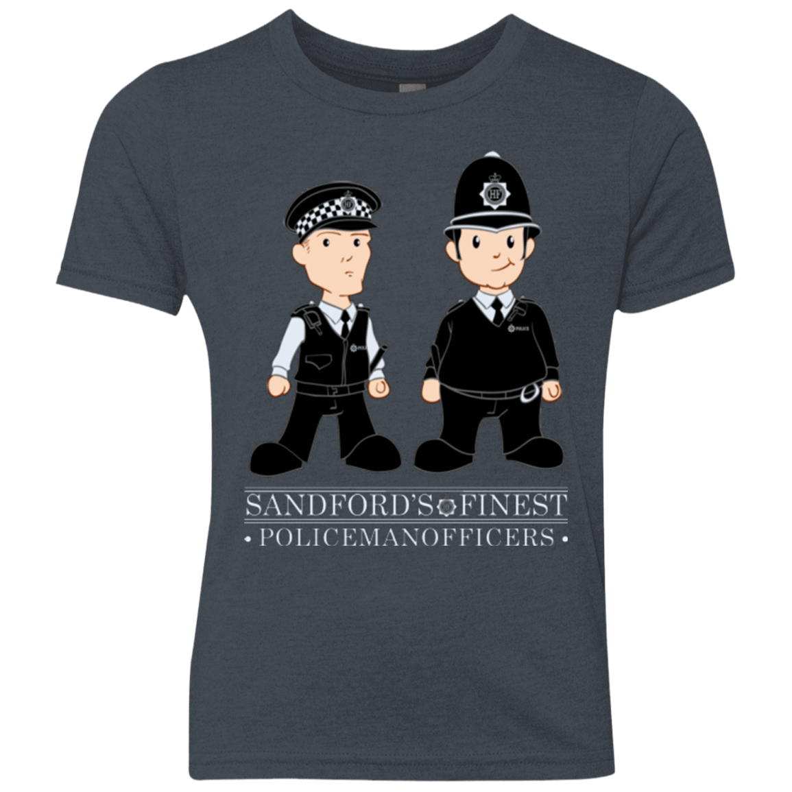 T-Shirts Vintage Navy / YXS Hot Fuzz Youth Triblend T-Shirt