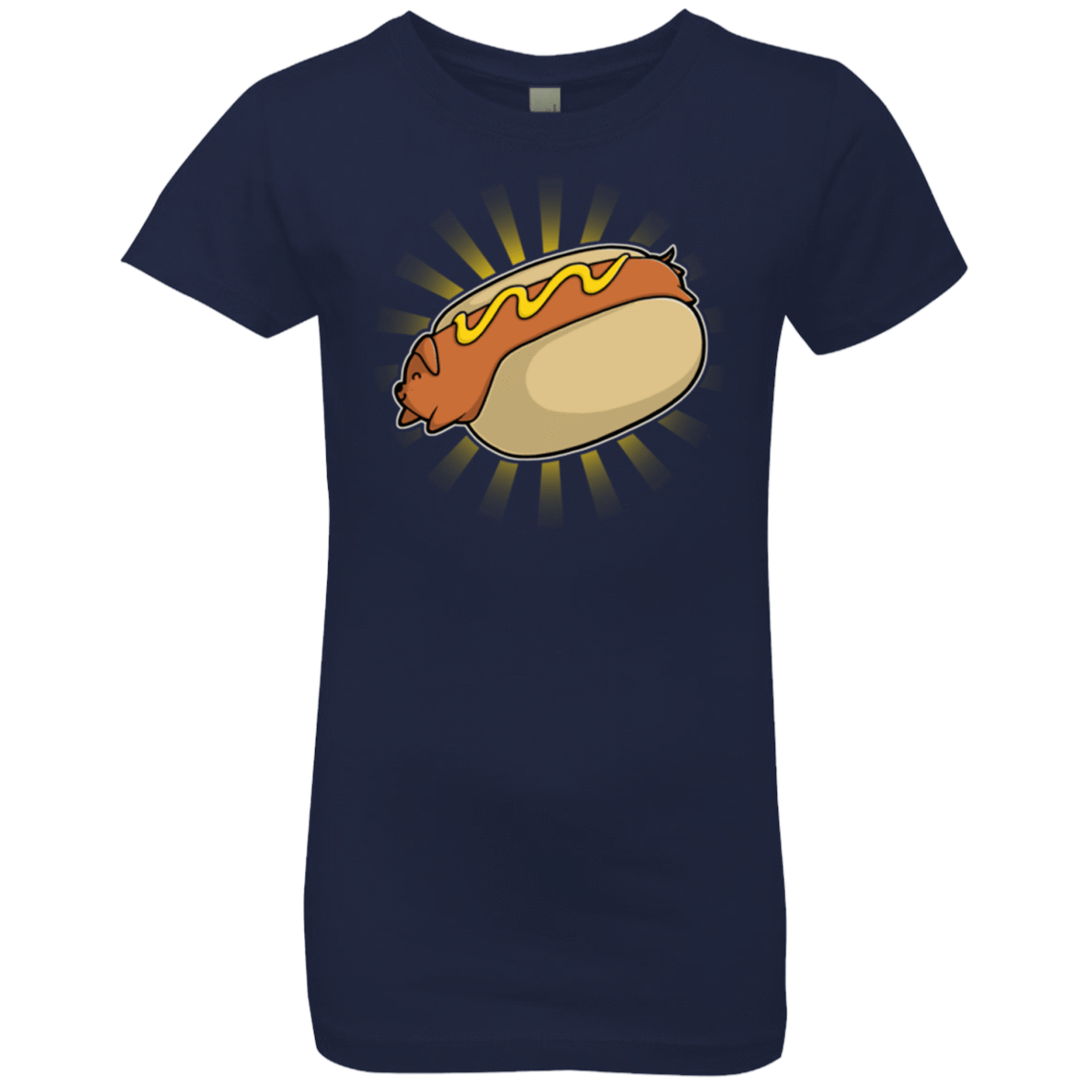 T-Shirts Midnight Navy / YXS Hotdog Girls Premium T-Shirt