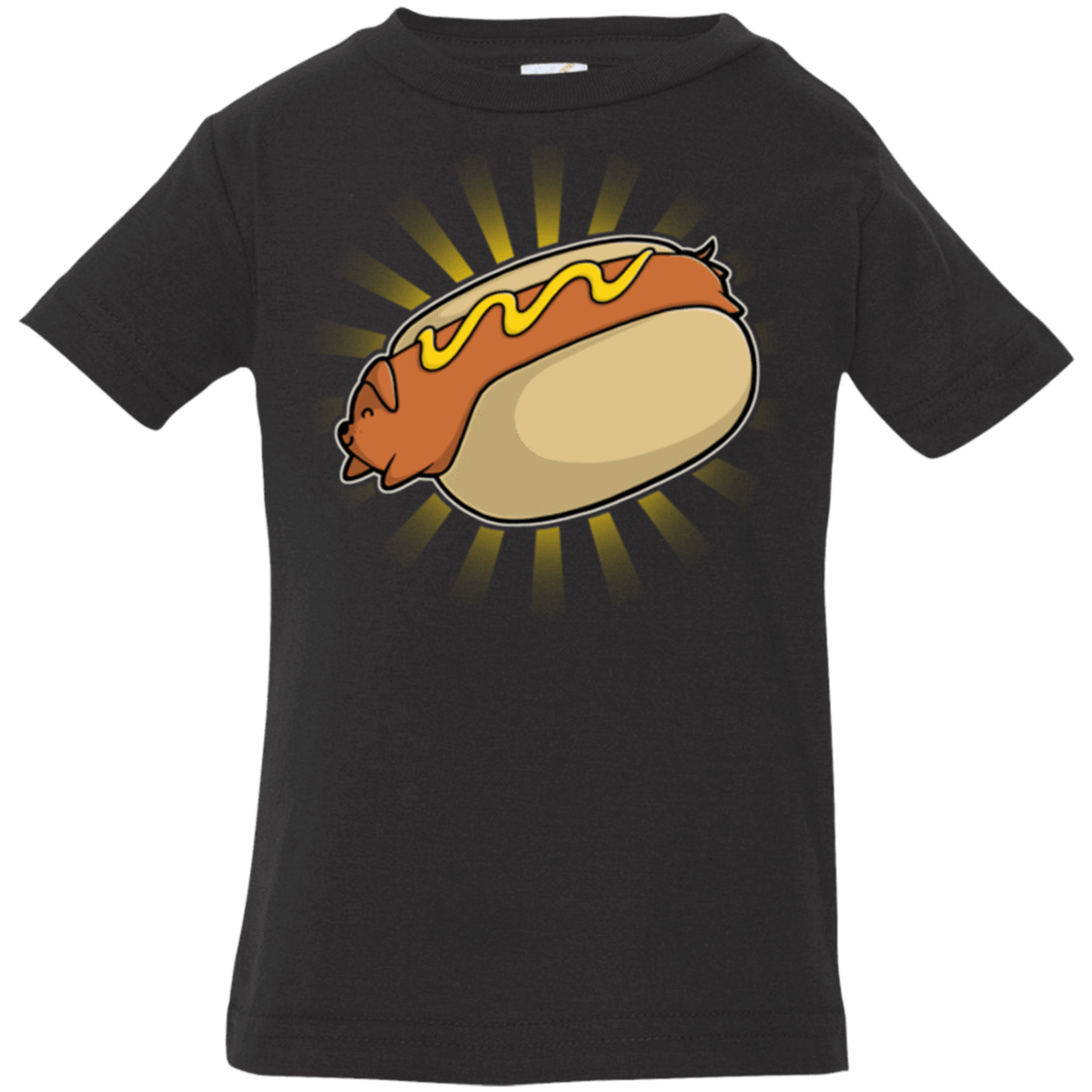 T-Shirts Black / 6 Months Hotdog Infant PremiumT-Shirt