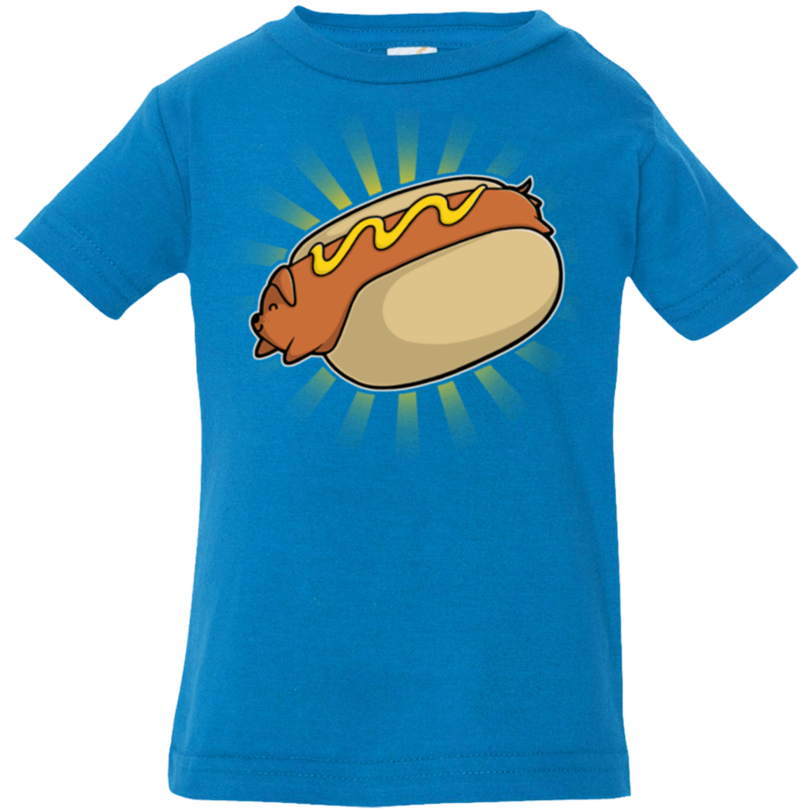 T-Shirts Cobalt / 6 Months Hotdog Infant PremiumT-Shirt