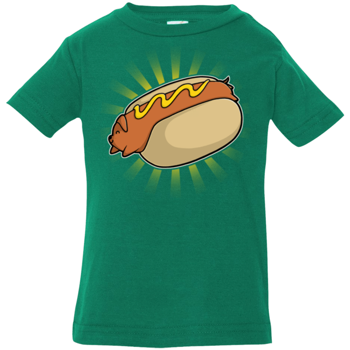 T-Shirts Kelly / 6 Months Hotdog Infant PremiumT-Shirt