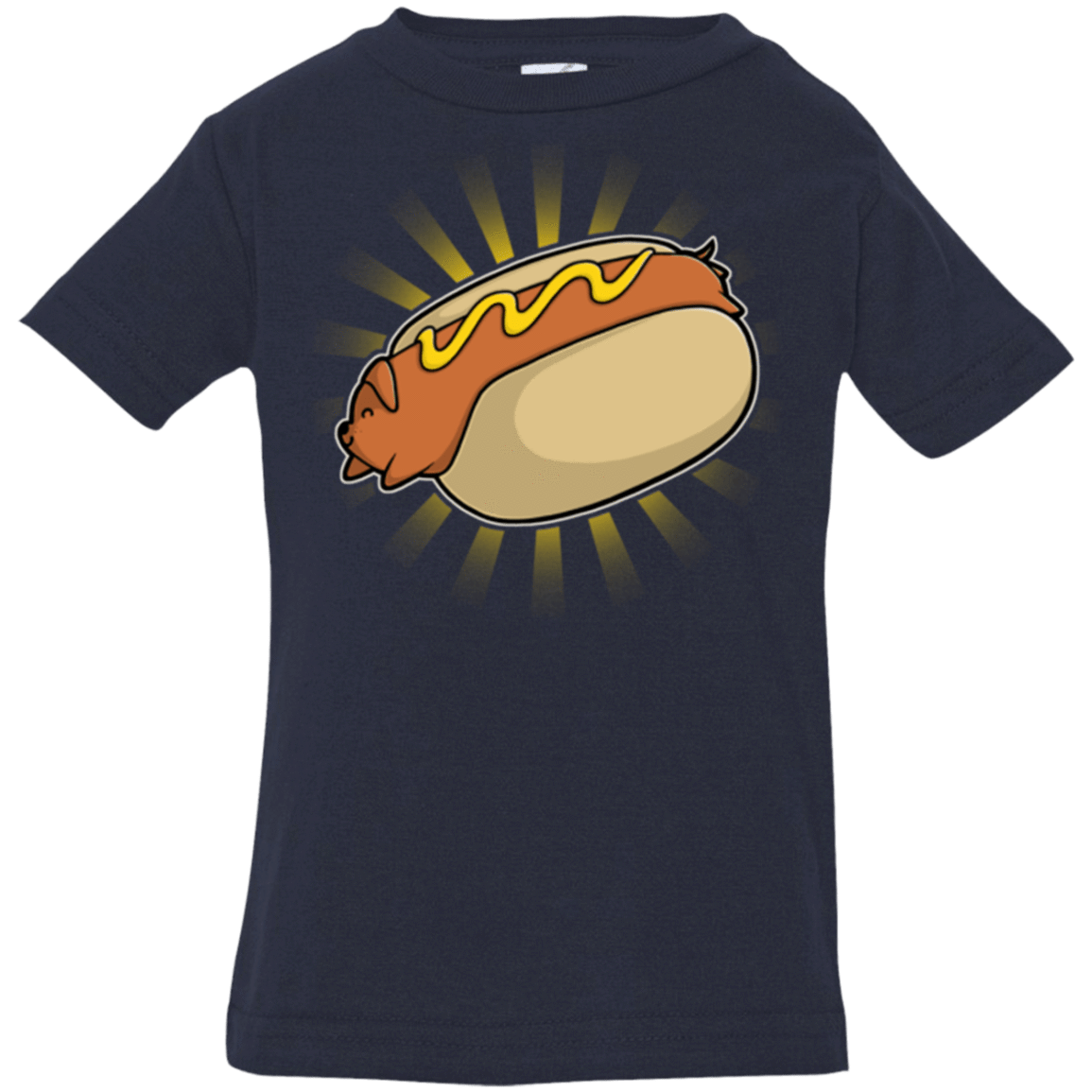 T-Shirts Navy / 6 Months Hotdog Infant PremiumT-Shirt