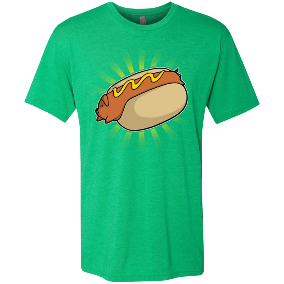 T-Shirts Envy / Small Hotdog Men's Triblend T-Shirt