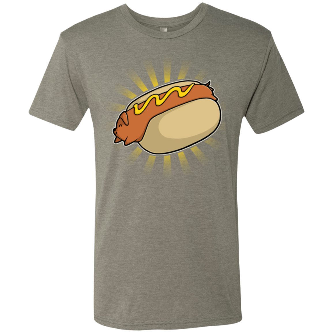 T-Shirts Venetian Grey / Small Hotdog Men's Triblend T-Shirt