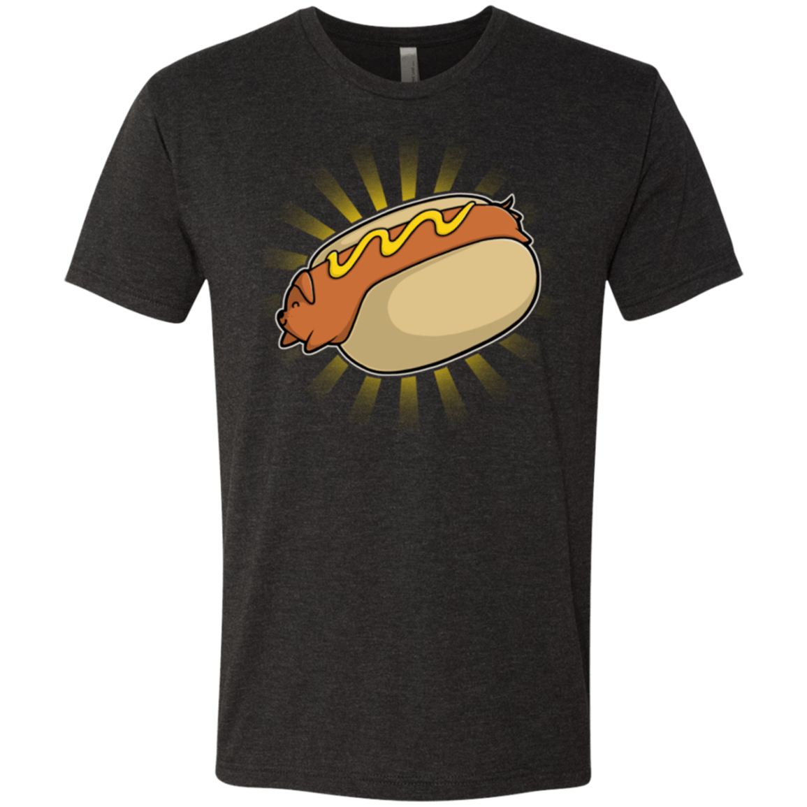 T-Shirts Vintage Black / Small Hotdog Men's Triblend T-Shirt