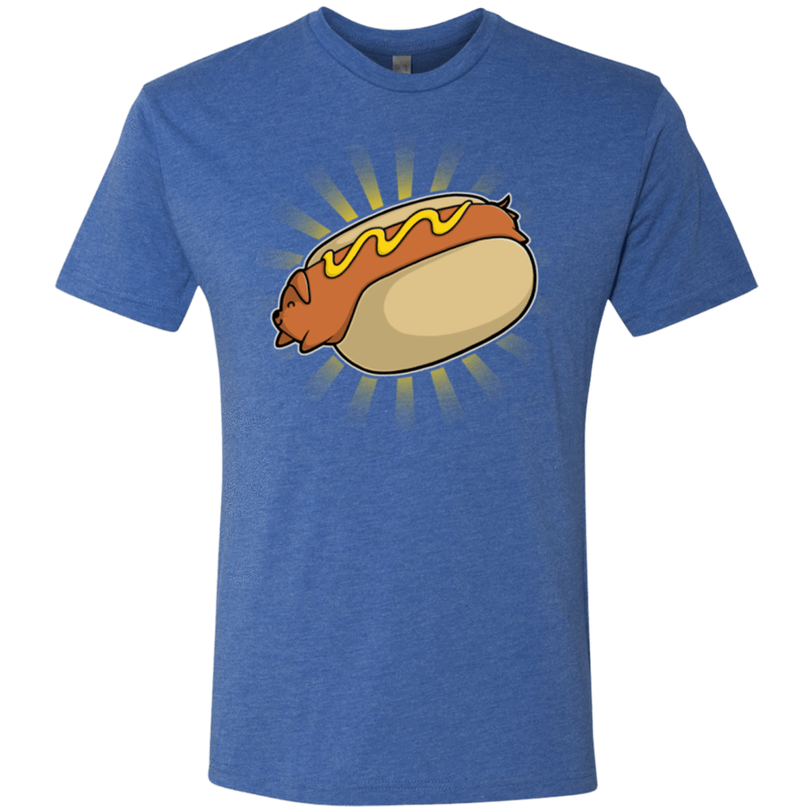 T-Shirts Vintage Royal / Small Hotdog Men's Triblend T-Shirt