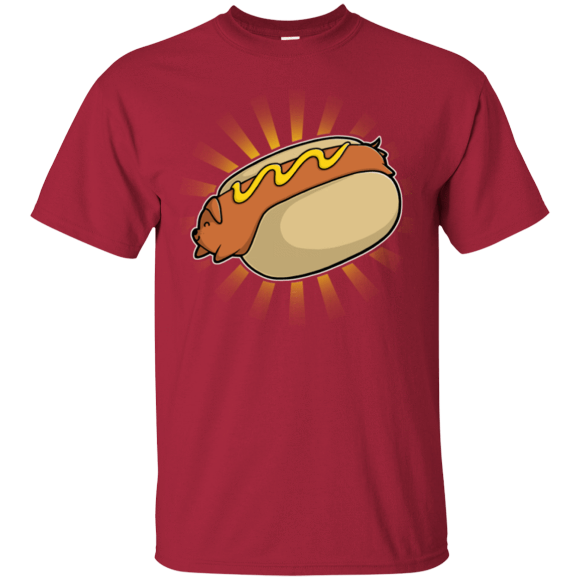 T-Shirts Cardinal / Small Hotdog T-Shirt
