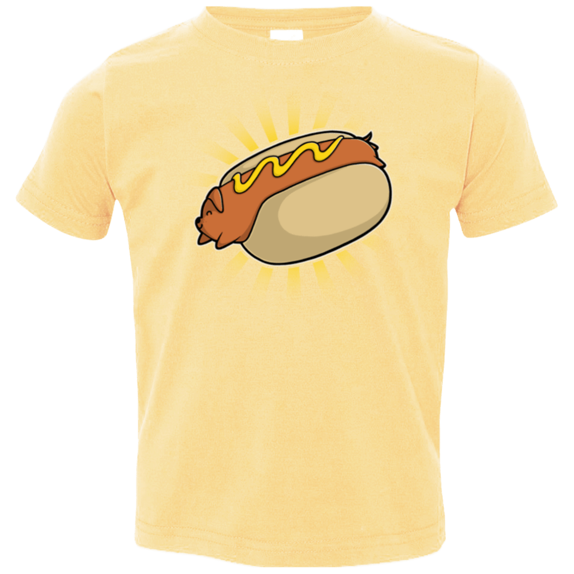 T-Shirts Butter / 2T Hotdog Toddler Premium T-Shirt