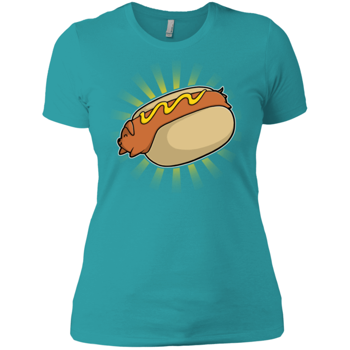 T-Shirts Tahiti Blue / X-Small Hotdog Women's Premium T-Shirt
