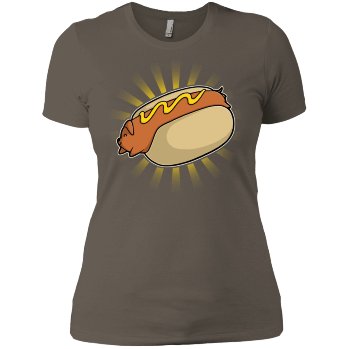 T-Shirts Warm Grey / X-Small Hotdog Women's Premium T-Shirt