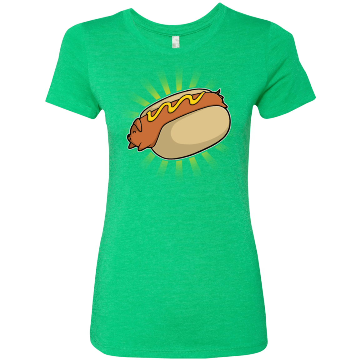 T-Shirts Envy / Small Hotdog Women's Triblend T-Shirt